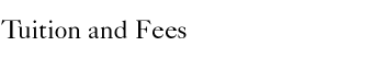 Tuition and Fees (Estimated), Fall 2000